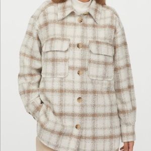 Hm checked shirt jacket
